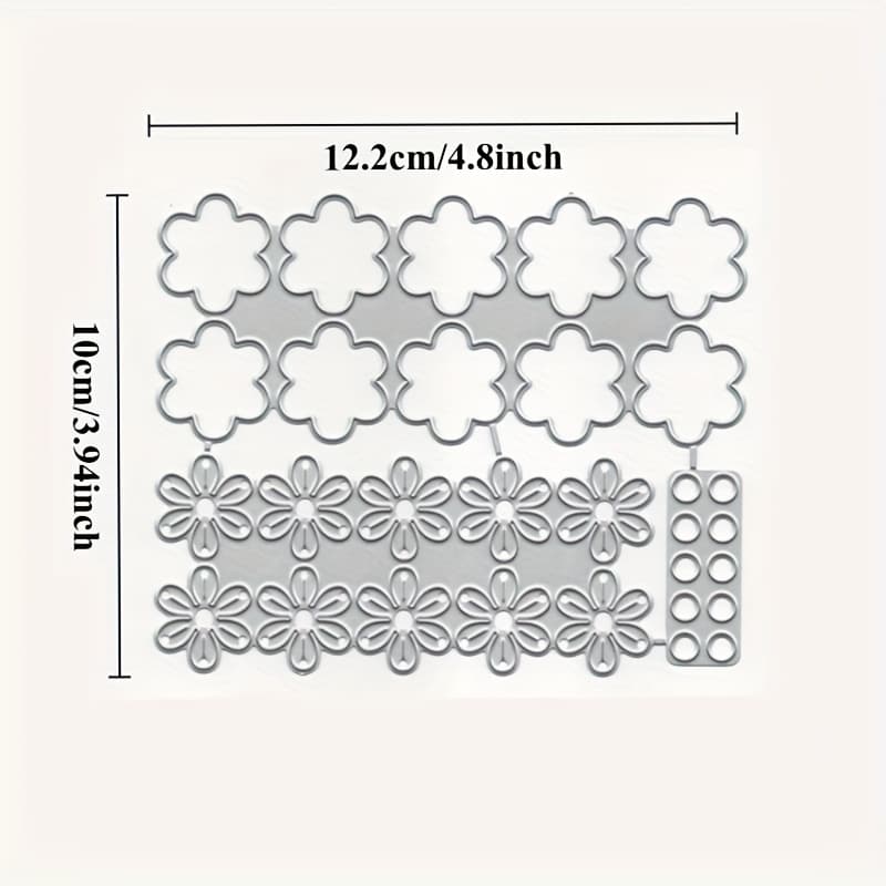 TEMU 3d Metal Cutting Dies, Complex , Suitable For Handicrafts, Cards/envelopes And Embossing /birthdays And Holidays, Craft Supplies