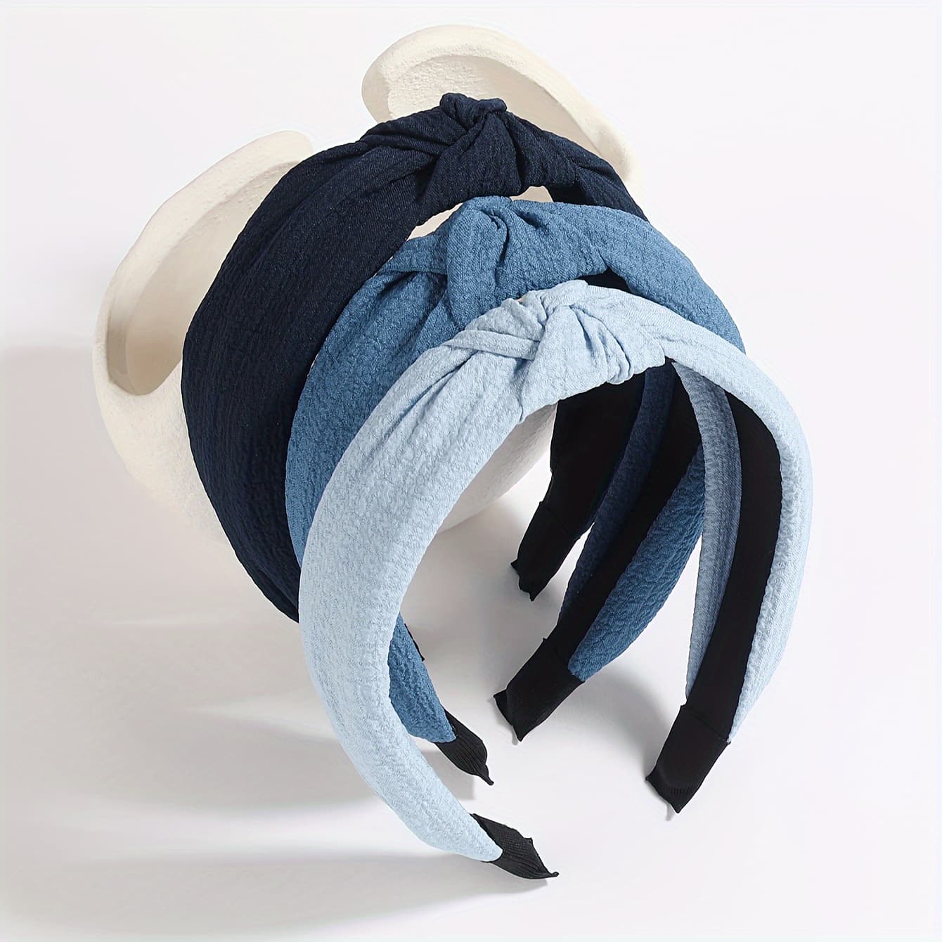 TEMU 3pcs High-end Braided Hair Band. Suitable For Daily Wear