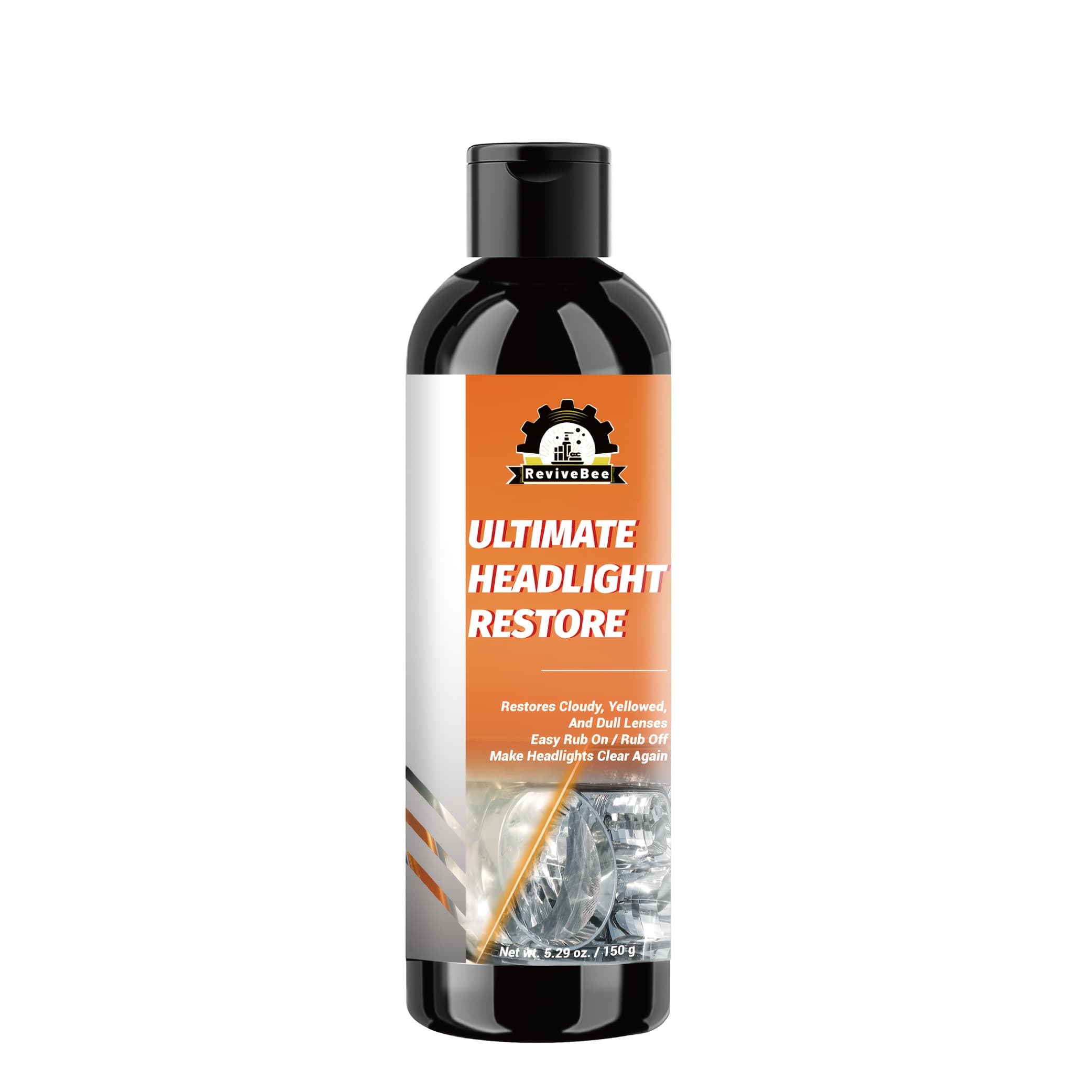 TEMU Headlight Restoration - Solution With Chemical Formula To Prevent Yellowing & Oxidation, Protective Coating Spray For Clear, Bright Headlights - Restores Foggy, , (car)