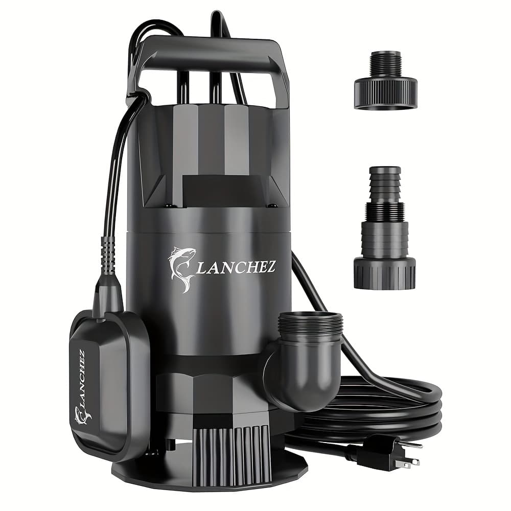 TEMU 1.6hp High-performance Submersible Pumpipx8/ 4858 Gph/ 32ft Max Head - For Large Capacity Sump Pumps In Basements, , And High-volume Water Transfer
