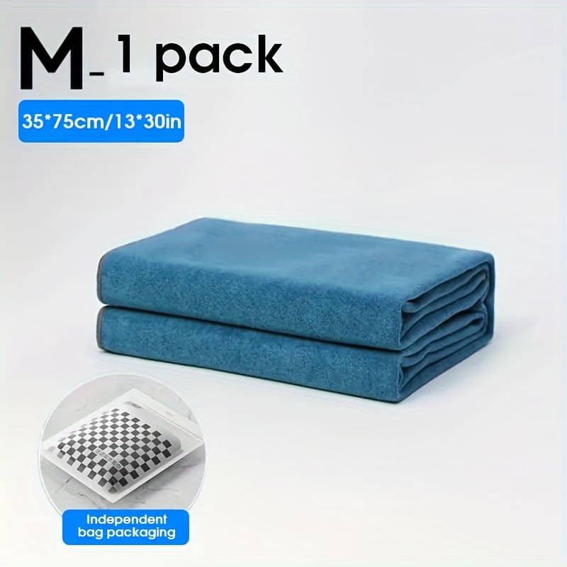 TEMU Automotive Interior Cleaning Cloth, Extra-thick Absorbent Oversized Car Wash Towel, Scratch-free Glass Cleaning Cloth