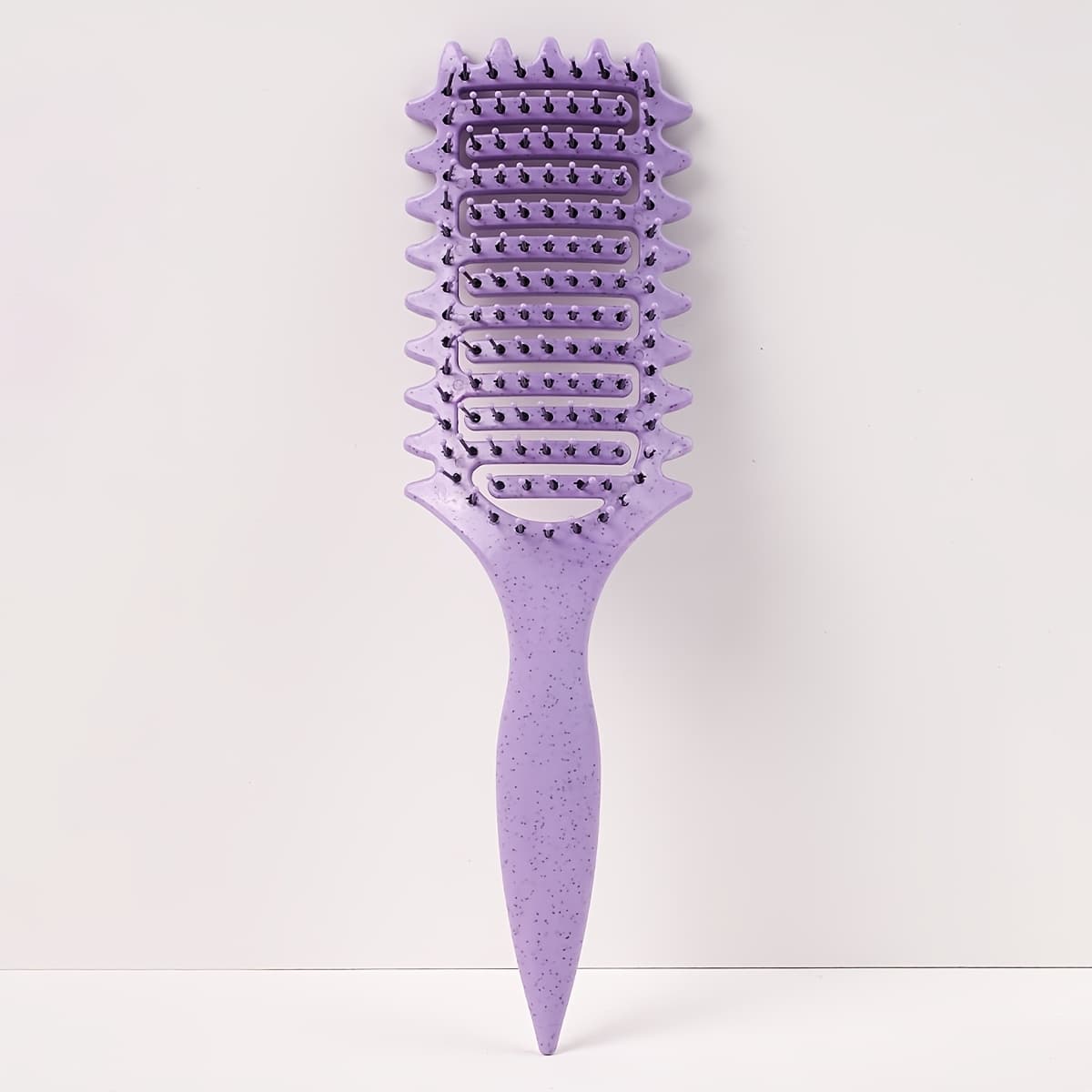 TEMU 1pc Hair Brush, Curly Hair Brush, Vented Shaping And Defining Curls For Women, Ideal For All Hair Types, Suitable For All Hair Types - Of Your Curls, Sculpt, Style, And Your Look,