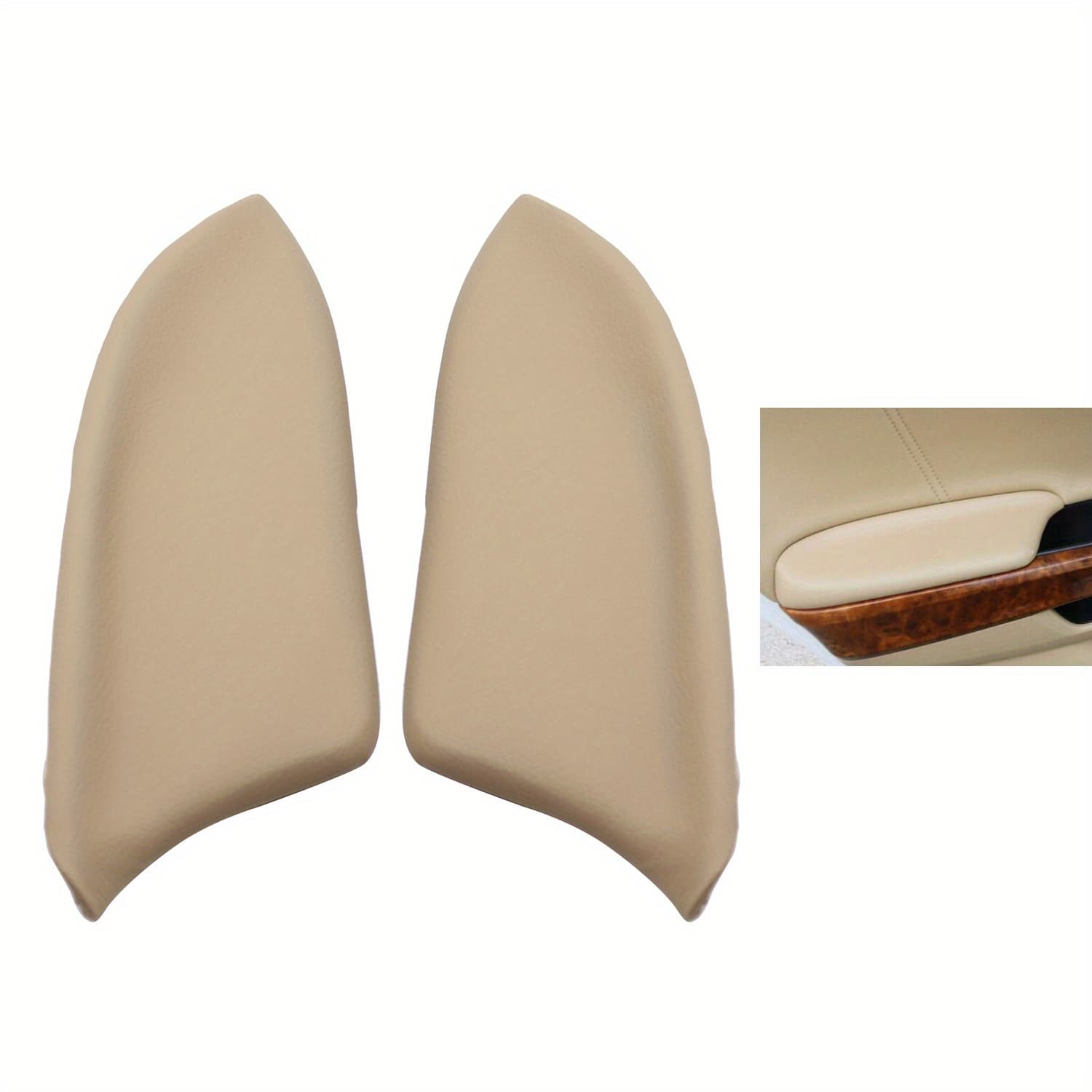 TEMU Rbetrere 2pcs Beige Armrest Set For Accord Sedan 2008-2012 Door Panel