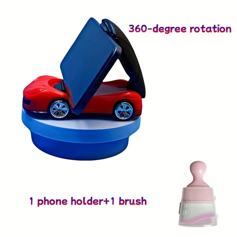 TEMU Car Model Phone Holder, Foldable Car Dashboard Phone Holder, 360 ° Rotating Universal Phone Holder, Car Accessories
