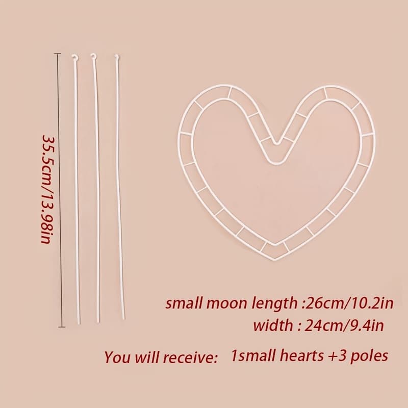 TEMU 4/24pcs Heart-shaped Bouquet Packaging , 1/6pcs Romantic Bouquets, Durable Plastic, Waterproof, Valentine's Day And Bouquet Tools