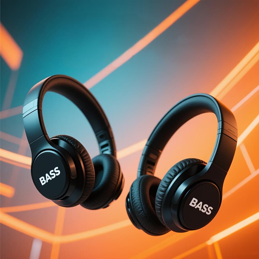 TEMU -300 Wireless Earphone, True Hifi , 5.4 Chip, Ultra-long Standby Life, Fully Wrapped Soft Earmuff, Bt 5.4, Surround Sound Effect Suspended Ear Stereo Hearing Sense, 40mm Earphone
