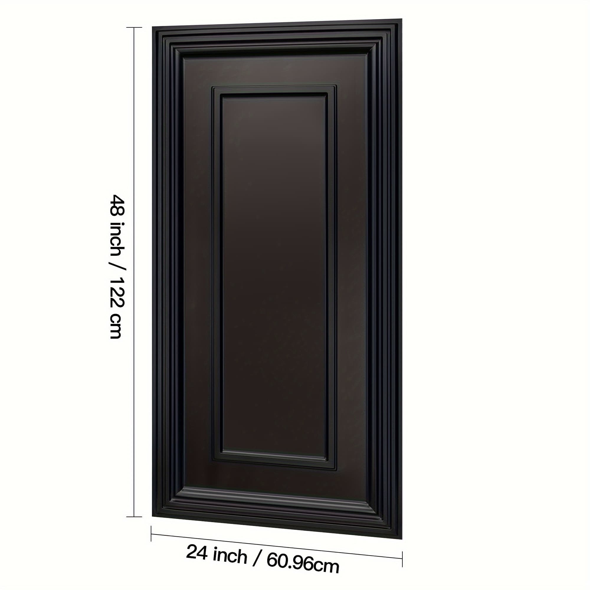 TEMU Art3d 12-pack Drop Ceiling Tiles, Rectangular Hanging Decorative " X 48" Black Ceiling Tiles, 96 Sq Ft/case