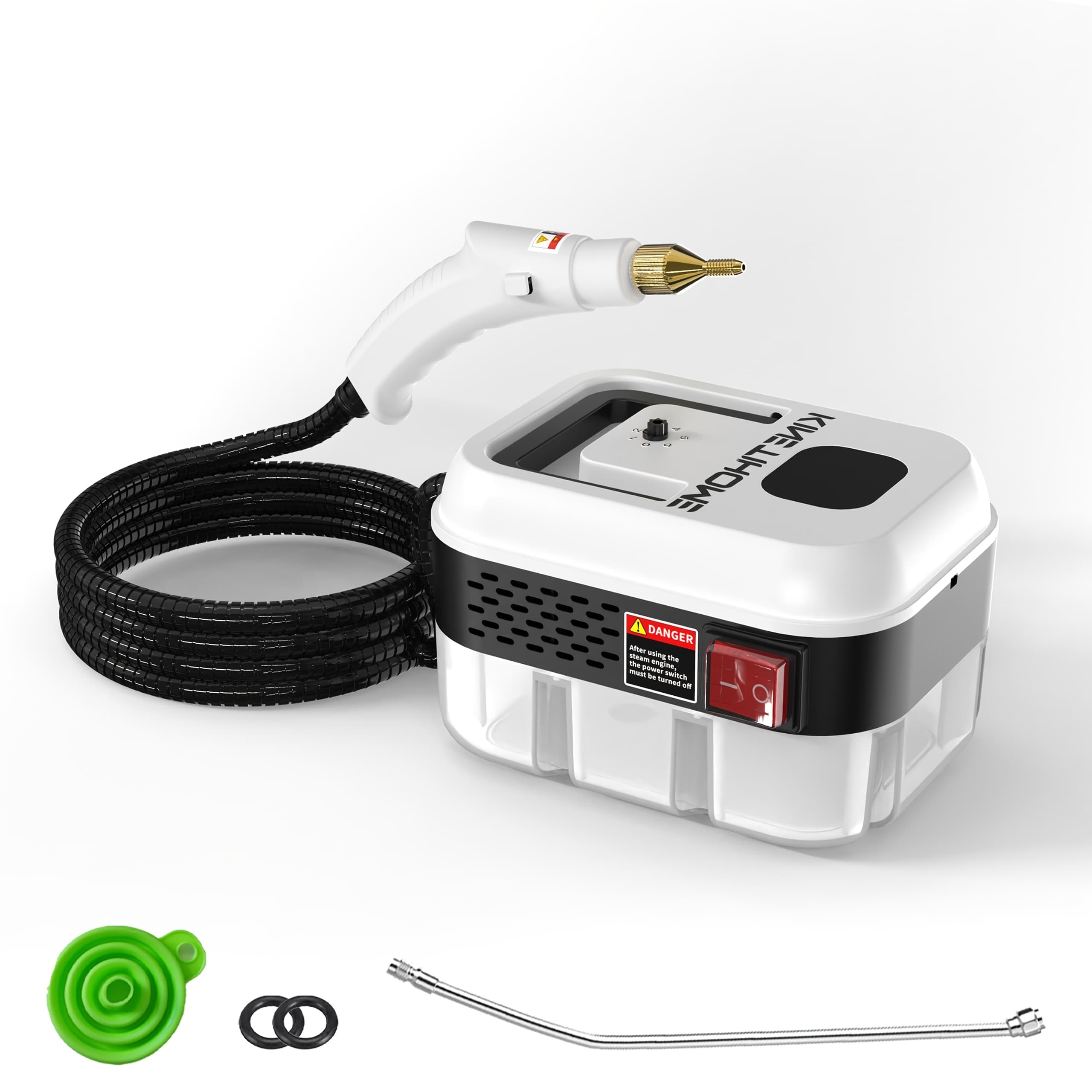 TEMU Steam Cleaner, Household Portable Steam Cleaner, High-temperature Carpet Cleaner, Convenient To Carry, Suitable For Cleaning Cooking , Sofas, Small Air Conditioners, Washing Machines