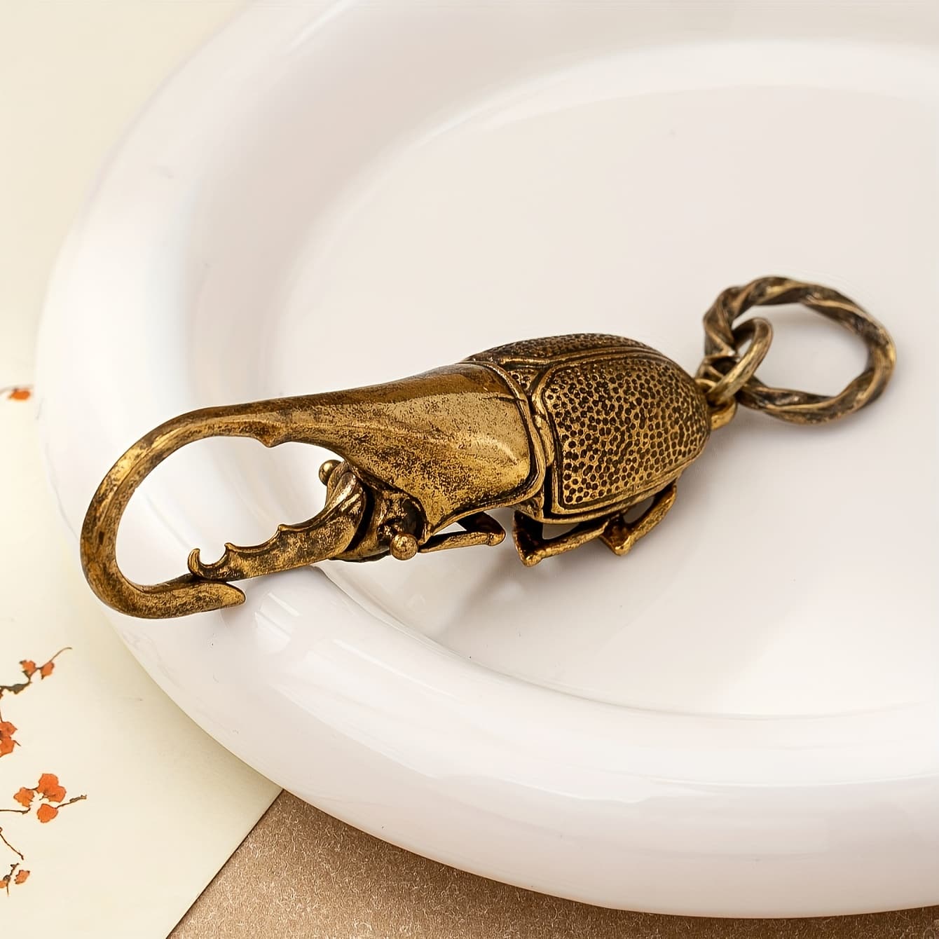 TEMU A Fashionable, Trendy, Personalized Design Insect Hook New Version Keychain Pendant F110