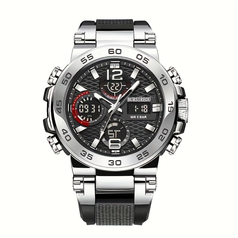 TEMU -sapphire Exquisite Watches, Luxury Men's Watches, Fashionable Business Wristwatches, Casual Watches, Gifts For , Men's Gift