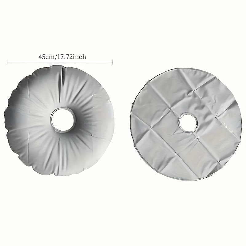 TEMU 1pc Gray Weighted Water Bag For Beach Flags, Knife Flags, And Arch Stands - Durable For Stability, Beach Bag