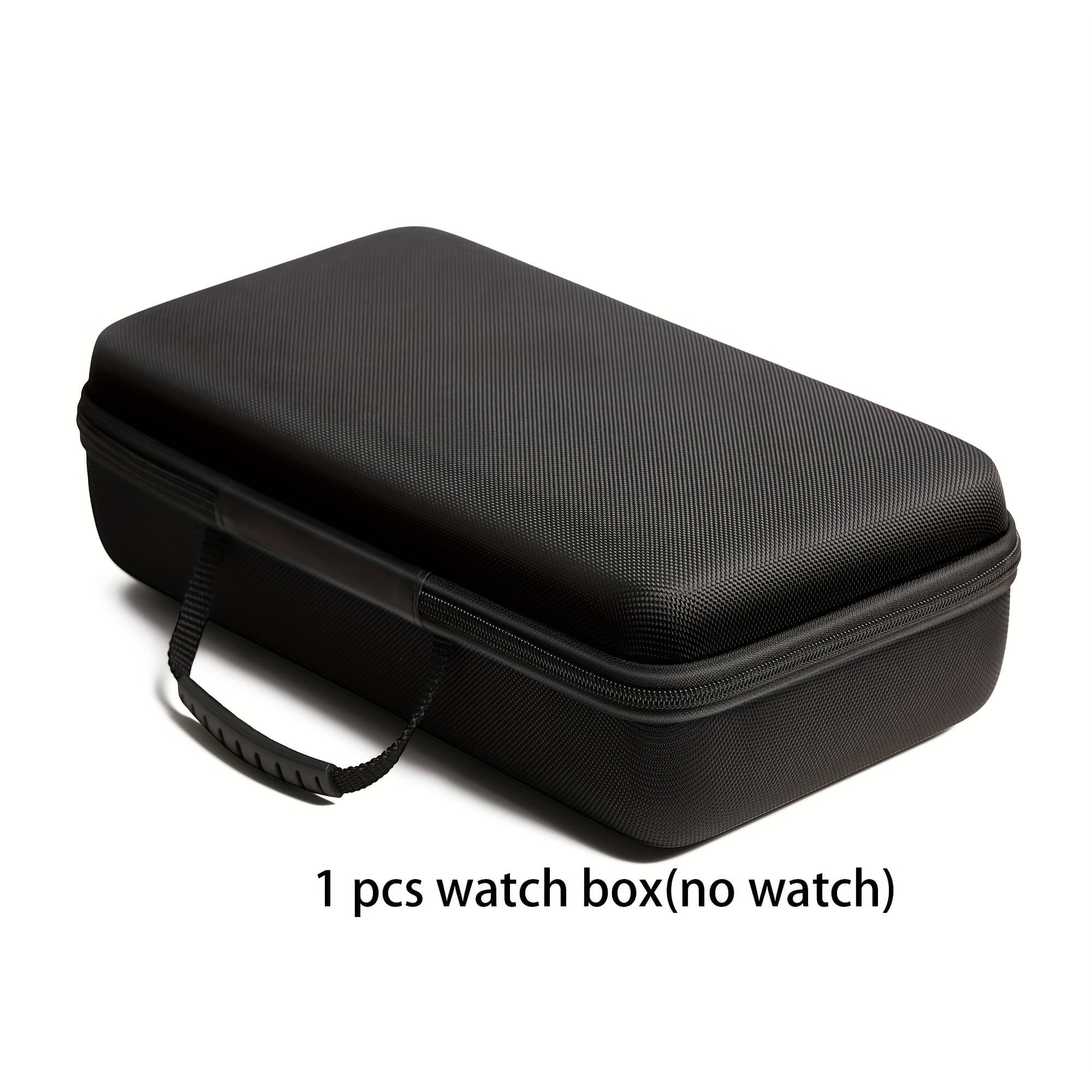 TEMU 8-slot Hard Shell Watch Box, Watch Storage Case, Watch Travel Case, Holds 8pcs Men Women's Watches, With Foam Padding, Handle