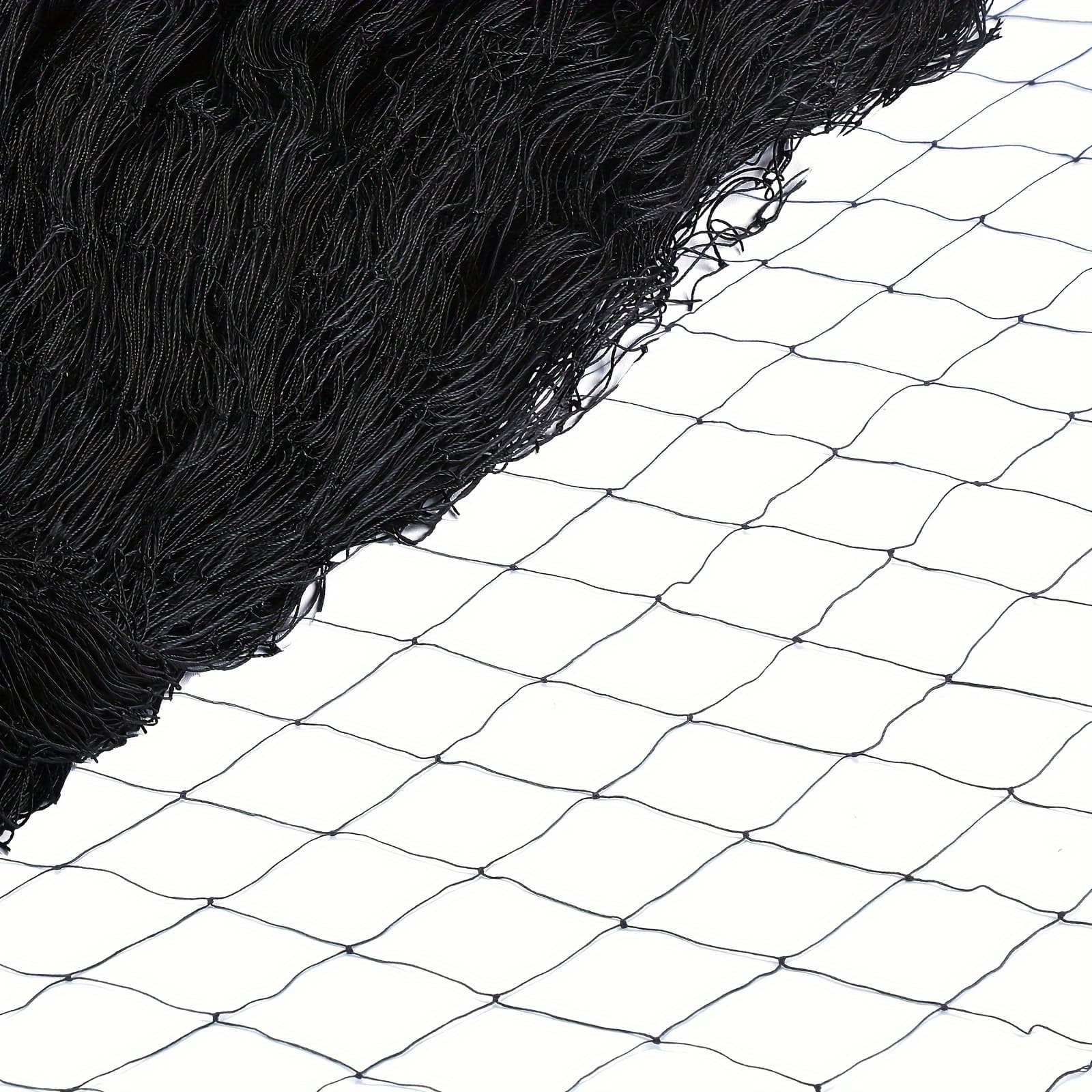 TEMU 50' X 100' Bird Netting Featuring A 2.4" Square Mesh, Durable Deer Fence Garden Netting, Reusable Poultry Barrier Fruit Trees And Plants From Chickens, Squirrels, And Other Pests
