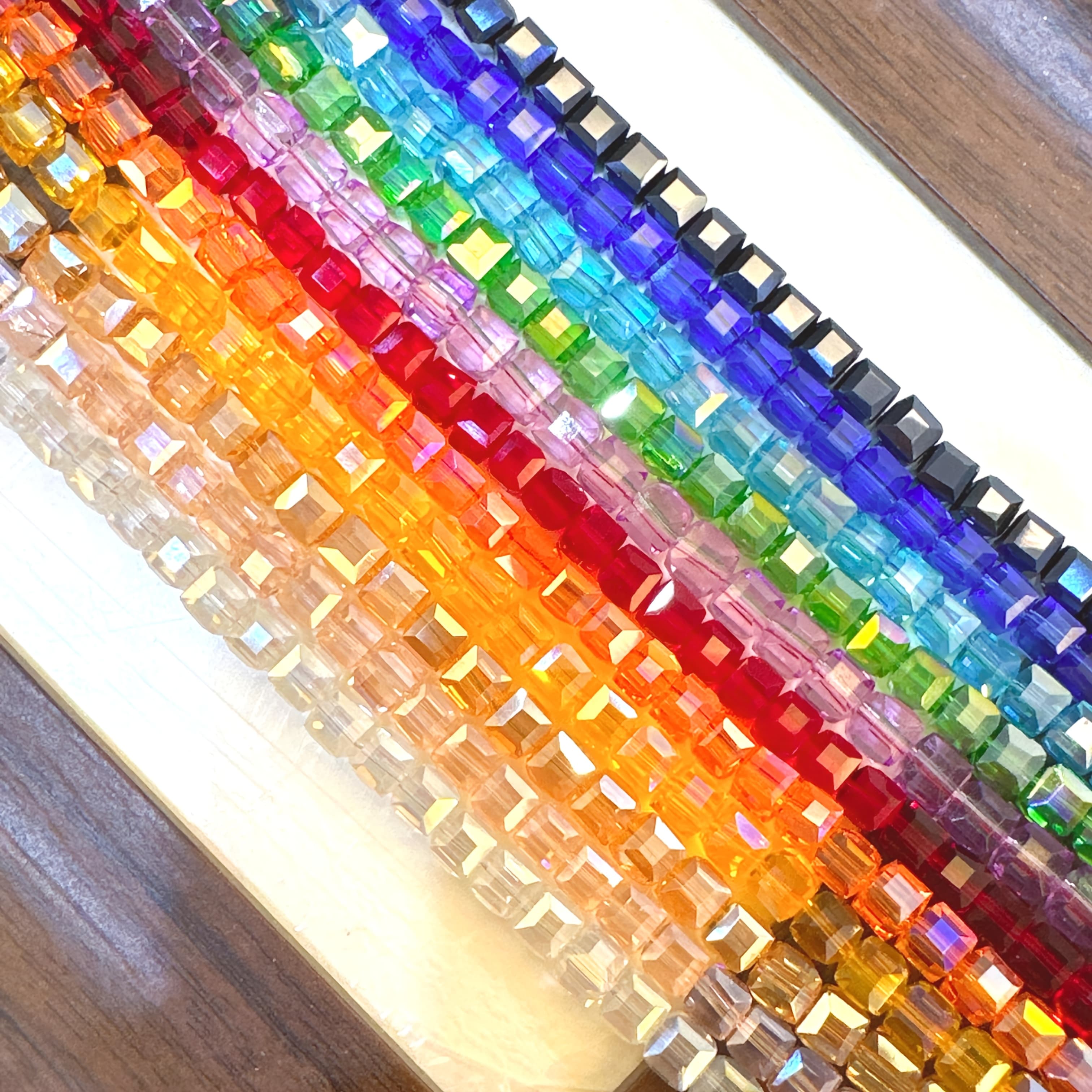 TEMU 6mm Artificial Glass Beads | Beads, Sparkle Spacer Beads Charms, Ideal For Jewelry Making, Earrings, Bracelets, Necklaces, Mobile Phone Chains, Keychains, Craft Supplies