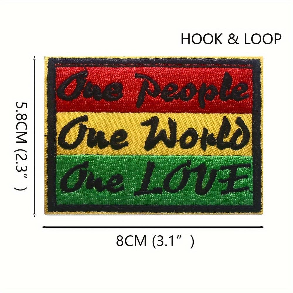 TEMU 1pc , , Embroidery Patch, Embroidered Hook Applique For T Shirt Jacket Vest Bag Craft Costume Suitcase Badge Sign Emblem Gift