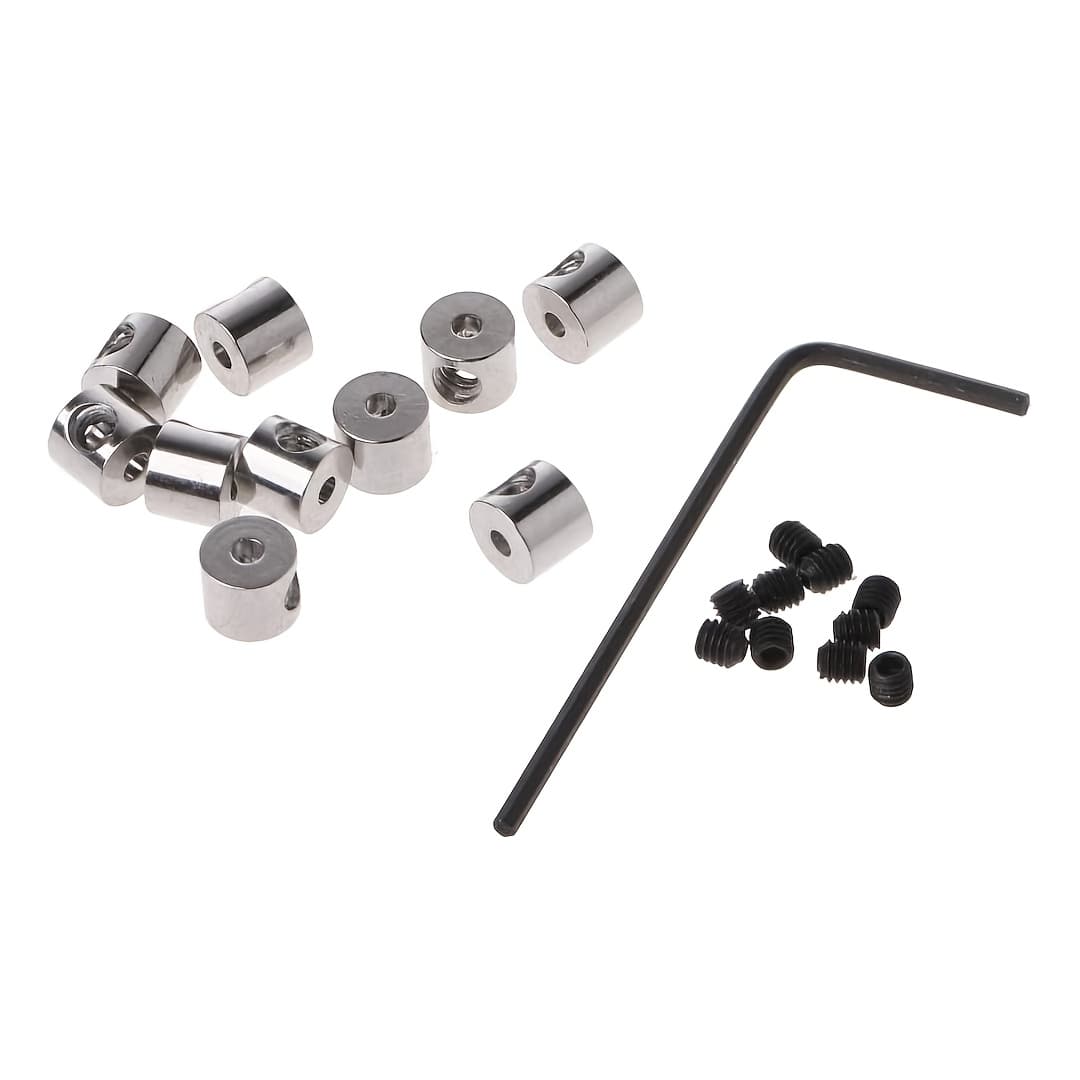 TEMU 10pcs Safety Pin Lock, Brooch Back Lock, Pin Back Tool With Wrench, Pin Fastener, Pin Safety Lock