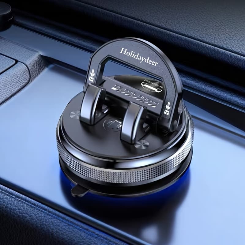 TEMU Degree Rotating Car Phone Holder - Car Dashboard Phone Holder, Durable Dashboard Mount, Suitable For Smartphones, Ideal For Car Navigation And Entertainment, Sturdy And Non-slip Support
