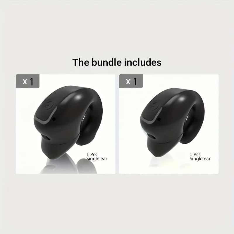 TEMU 2pcs Earbuds With Volume Control, Wireless Connection, , Rechargeable Lithium Polymer Battery - Great For Sports And Video Holiday Gift