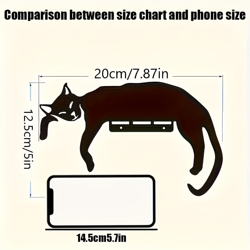 TEMU Black Cat Hanging Decoration - Animal Theme Indoor Wall Decor, Suitable For Living Room And Bedroom, Door Top Silhouette, Suitable For Halloween And Sign, No Feathers, Non-electric