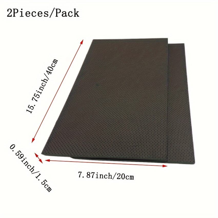 TEMU 2pcs/pack Garage Door Anti-collision Block, With Embossing And With High- Grid Adhesive Attached To Wall To Protect The Door And Prevent The Door From When Opening The Door