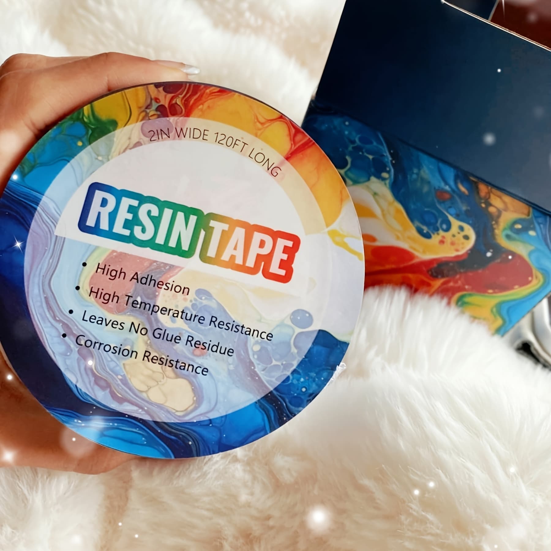 TEMU 3600 Extra-long Epoxy Resin Tape, Heat Tape, High-temperature Insulation, , Release Resin Tape, For Epoxy Resin Molding, , Residue Removal