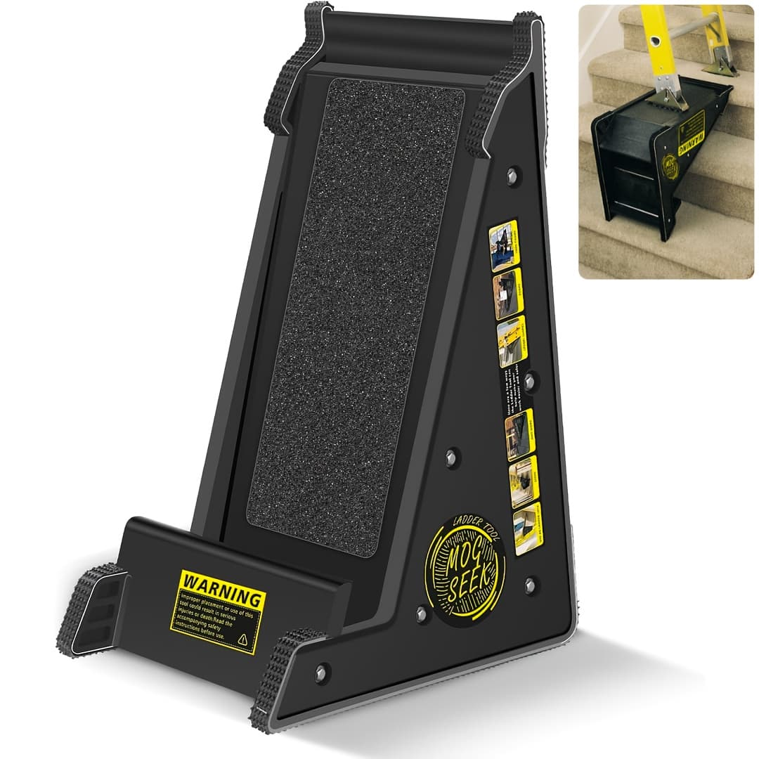 TEMU Ladder Leveler, Ladder Tool Extension Ladder, Ladder Leveling Tool, Stair Ladder With Stable Platform For All And Uneven Ground