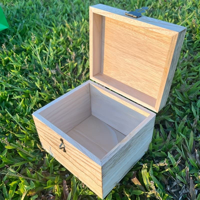 TEMU Lidded Storage Bins, Wooden Covered Storage Box, Solid Wood Container Box, Wooden Storage Box, Used For Storing Jewelry, Jewelry, Watches Or Crafts As A Box, With A Retro