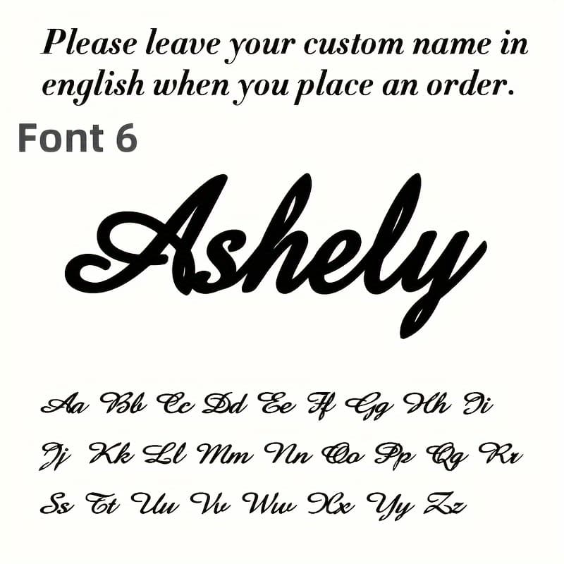 TEMU Custom Personalized Stainless Steel Name Pendant Charm Necklace - Classic For Daily Wear, Perfect Birthday & Gift, Gift For Mom, Sister, Wife, Lover, Girlfriend