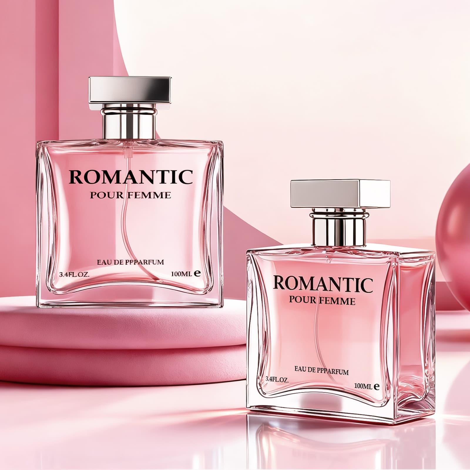 TEMU 2pack/200ml Women's Floral Citrus Pheromone Perfume | Rose Chamomile Lemon |daily Wear For Office, Dating | Surprise Gift For Valentine's Day, Birthday & Anniversary