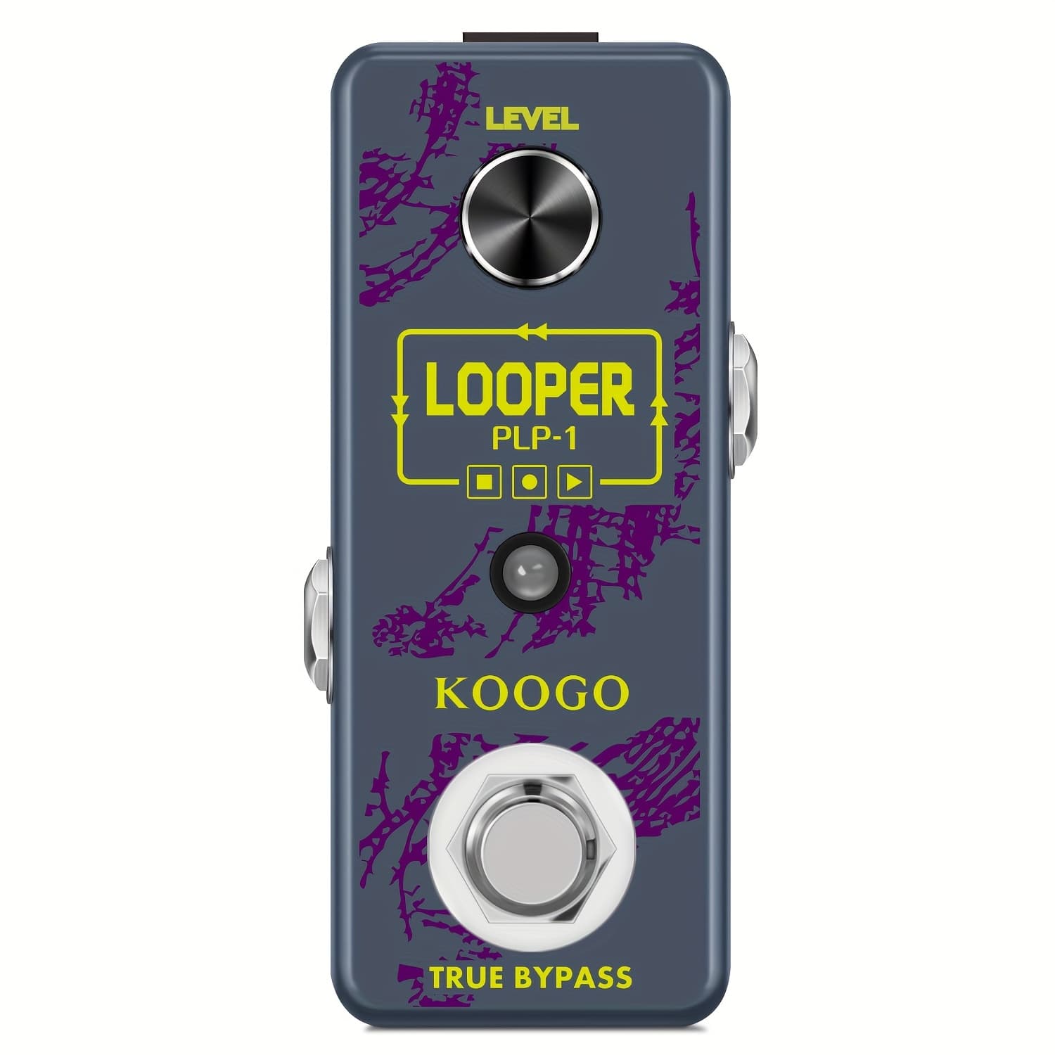 TEMU Guitar Pedal, Electric Guitar Effect Pedal Guitar Loops Pedal Station Unlimited Overdubs 10 Minutes Of Looping With Usb To Import And Export Loop, Note That The Power Supply Is Not Included.