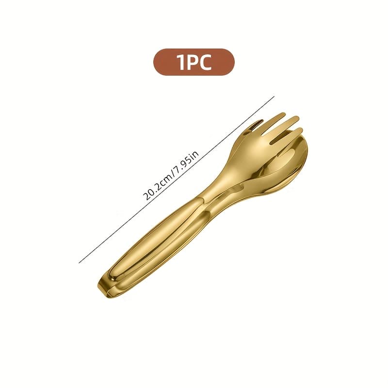 TEMU Elegant Gold-plated Stainless Steel Clips - Perfect For Salads, Bread, And Buffets - Durable Kitchen Accessories