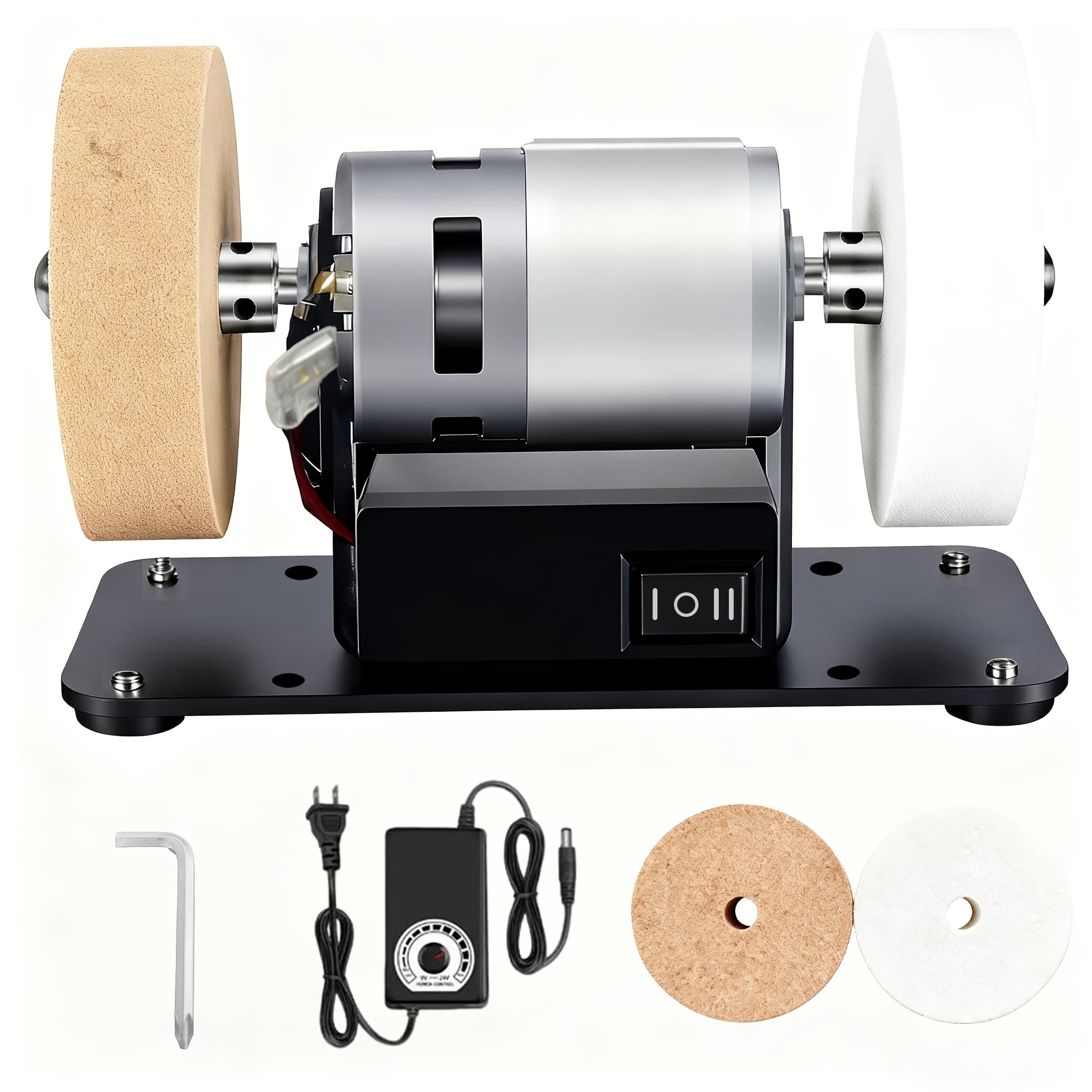 TEMU Mini Electric Roller Sander, Speed Control, Cordless Design, Professional-grade Quality, Easy To Operate, Suitable For Knife Making, Woodworking, Metal , And Diy Crafts