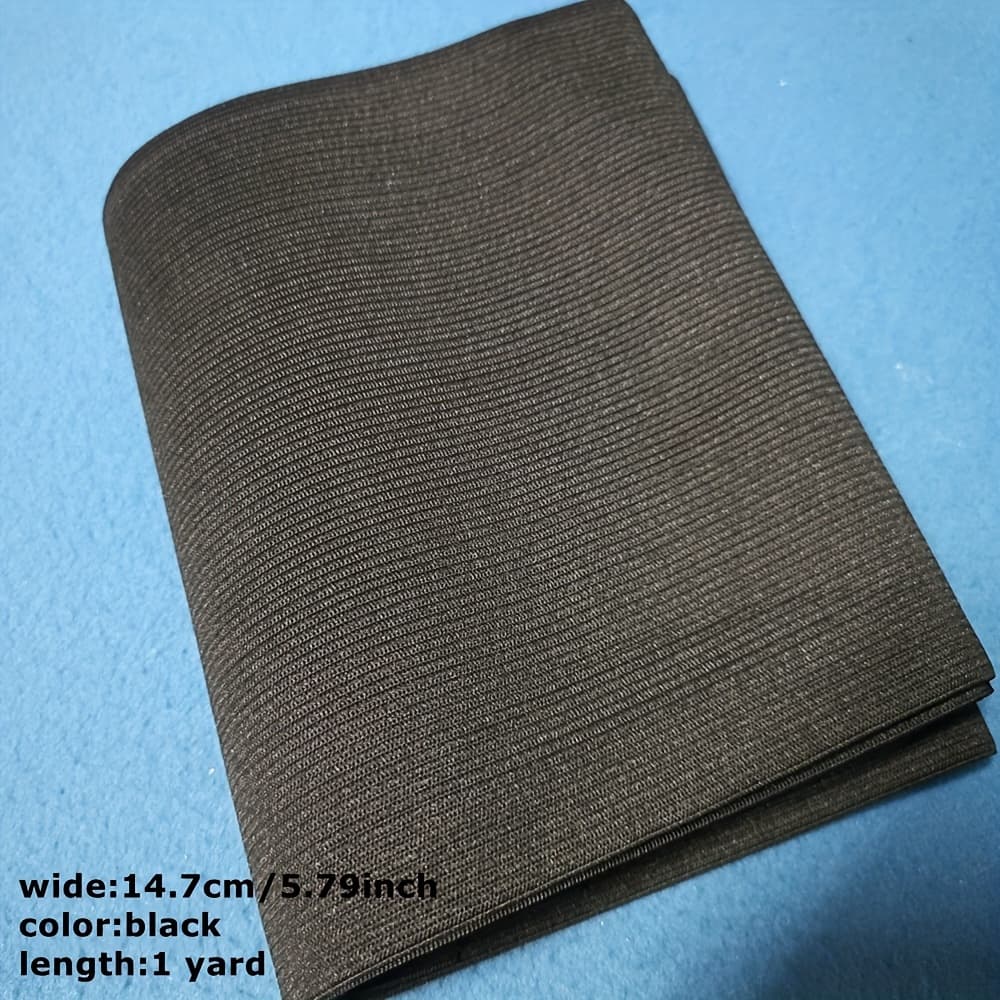 TEMU 8cm/10cm/14.7cm 1 Yard/pack Black White Sewing Elastic Band Headband Pants Clothing Sewing Supplies