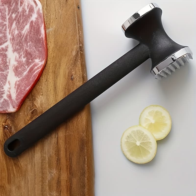 TEMU Steak Meat Tenderizer Double-sided Meat Tenderizer Loose Meat Tenderizer Tender Meat Tenderizer Household Tendon Breaker Meat Mallet Steak Hammer