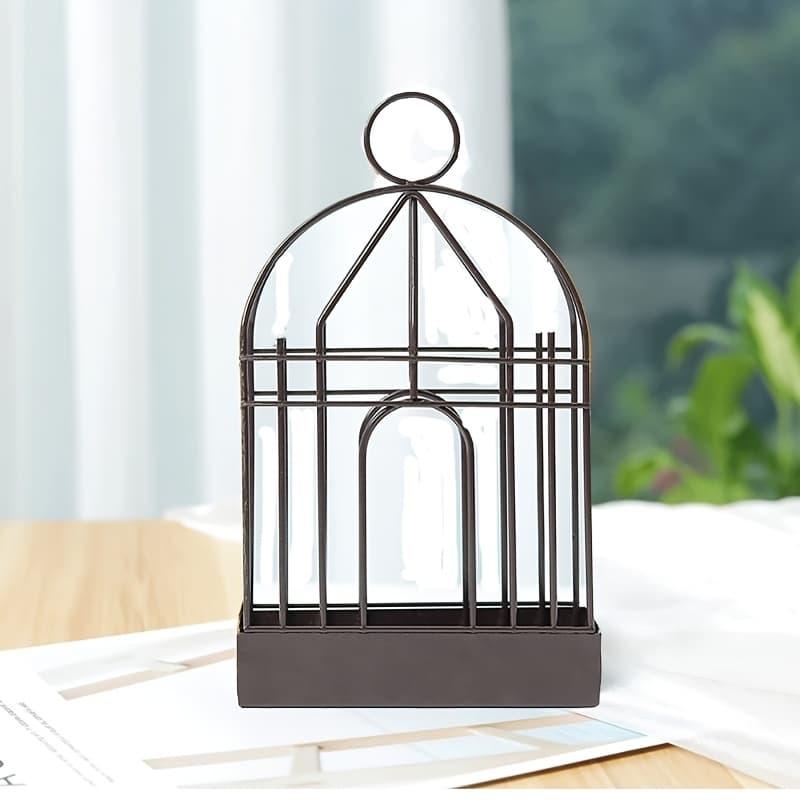 TEMU 1pc Metal Coil Holder, Incense Holder Retro Incense Holder, Portable Hanging Birdcage Design Incense Holder Holder, Suitable For Outdoor Home Garden Decoration Bar Courtyard Desk