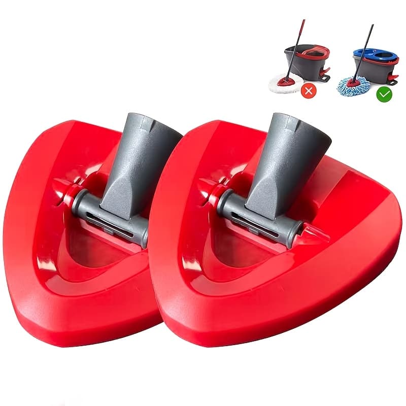 TEMU 2pcs Mop Replacement Bases - Premium Plastic Base Pads, Ideal For Home And Office Hard Floor Cleaning, Ensuring Mop Operation