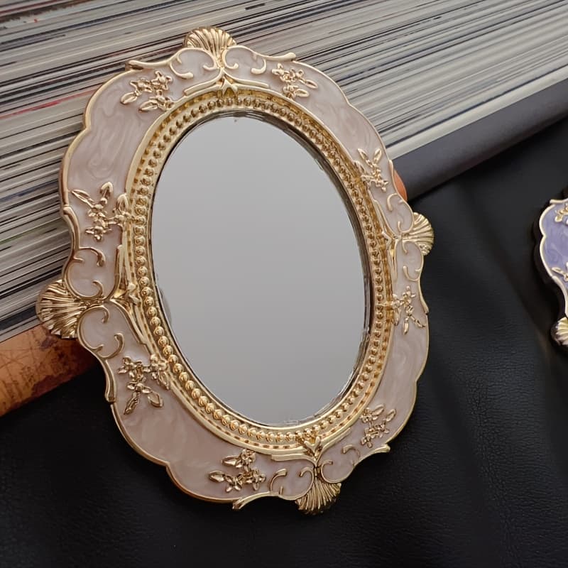 TEMU Enamel Exquisite Intricate Hand Mirror