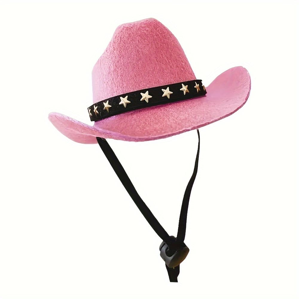TEMU 1pc Cowboy Hat - Perfect For Small Dogs And Cats, Parties And Holiday Outing Pets