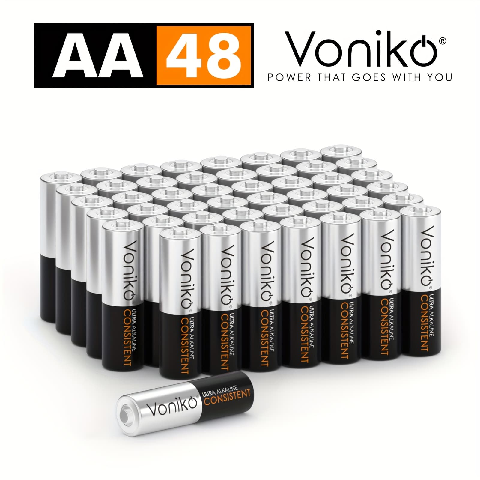TEMU Aa Batteries 48 Pack - Battery - Ultra Long-lasting, Leakproof 1.5v Batteries - 10 Year