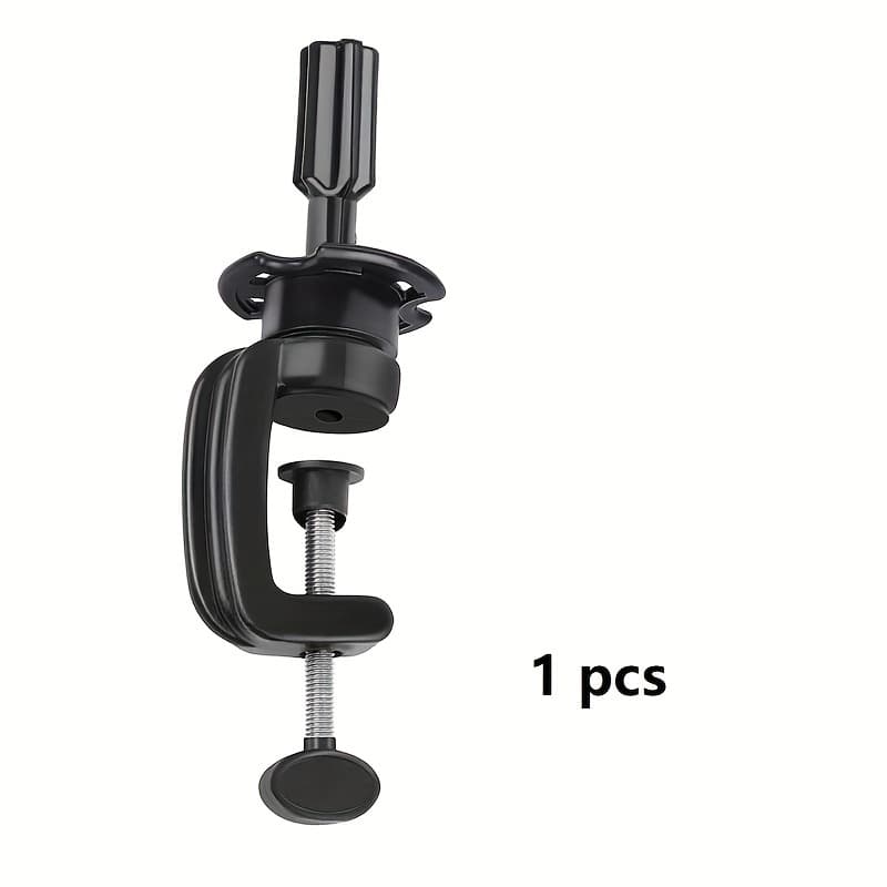 TEMU C-clamp Holder For Wig Head Cosmetology Mannequin Manikin Training Head Stand Wig Mannequin Head Stand