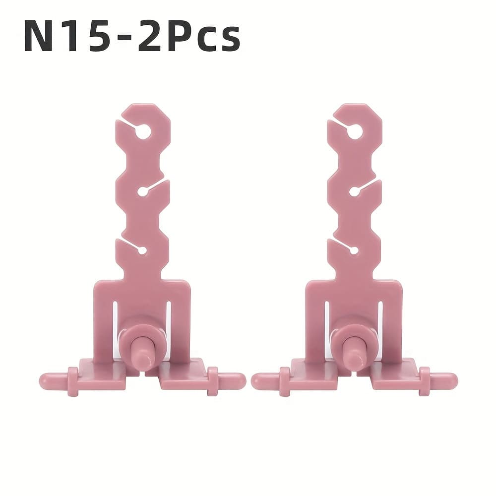 TEMU Spare Parts For Qjh And Brand Knitting Machine, Plastic , Replacement Parts With Crank And Handle, Tensioner, Red And White Hanging Needle, Counter