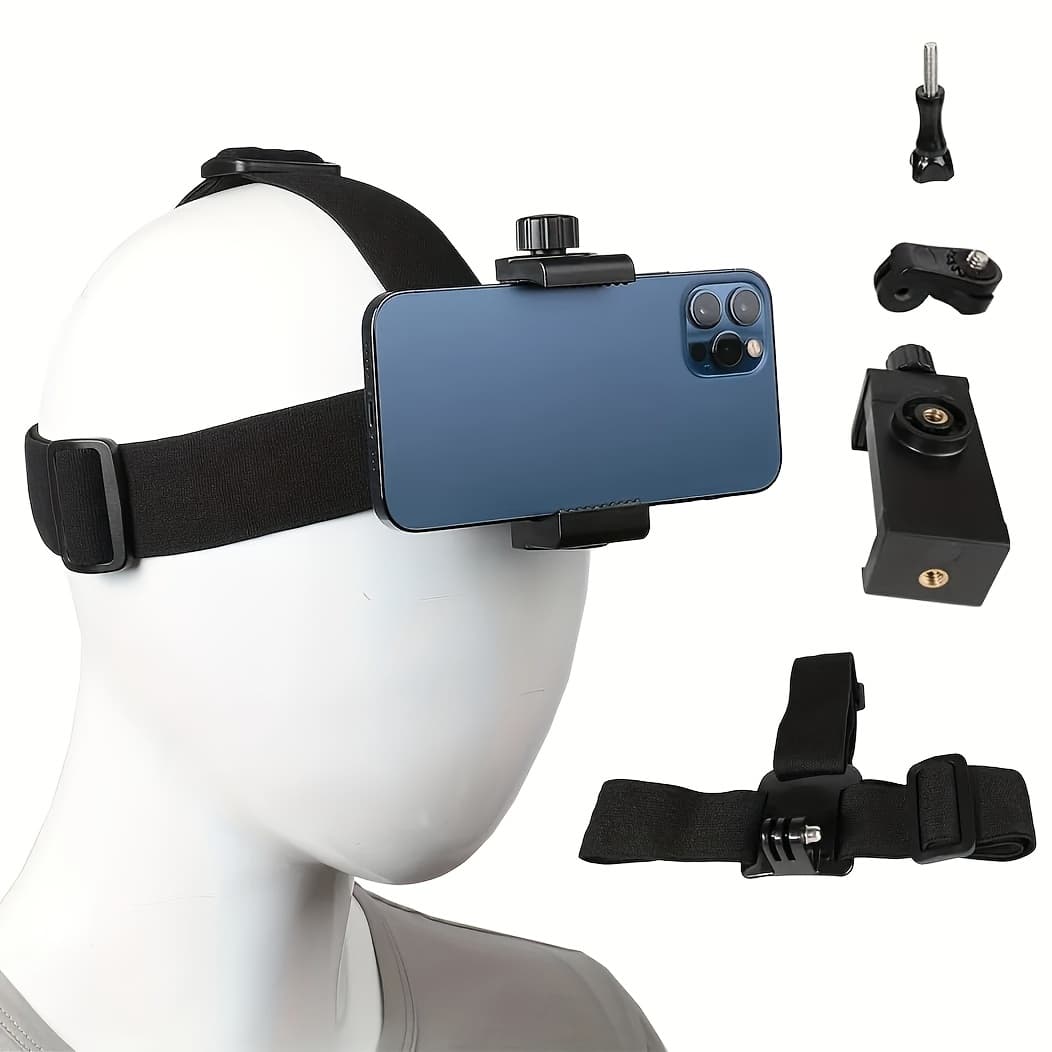 TEMU Phone Holder Designed To Be On , Suitable For First-person Recording During Outdoor Activities, Compatible With For Iphone, Smartphones, Cameras Like , , , And Dji