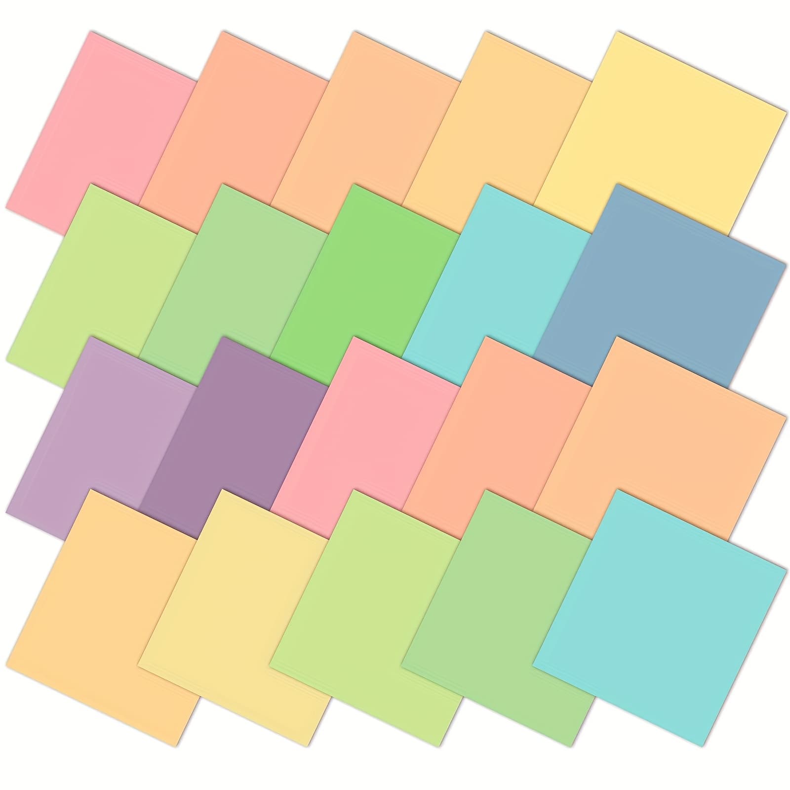 TEMU 60pcs Of Inch Pastel Solid Quilting Fabric Squares In Of Colors, Perfect For Crafts And Sewing Projects