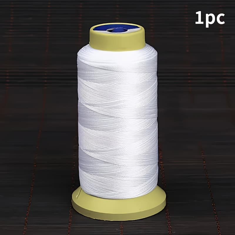 TEMU A Large Roll Of Non-elastic Beading Thread For Crafts, In White, Perfect For Making Bracelets, Necklaces, And Jewelry