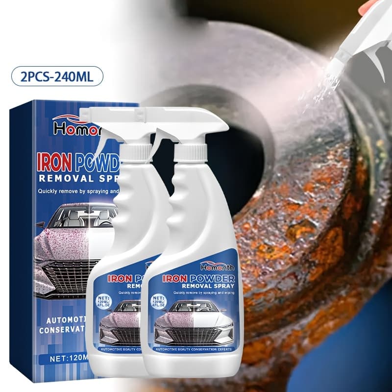 TEMU 2pcs Rust Remover, Automotive Metal Rust Refurbishment Rust-proof Polishing Coating, Care Cleaner Suitable For Car Enthusiasts, For Maintaining Cars, Christmas Travel Look