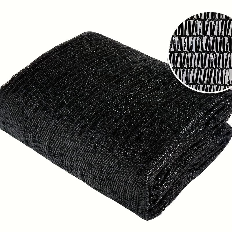 TEMU Large Black Garden Sunshade 236.22"x157.48" Breathable Mesh, Sun And Heat Resistant For Greenhouse And Vegetable Garden Shade Cover, Heatresistant Material, Sunshade For Plants