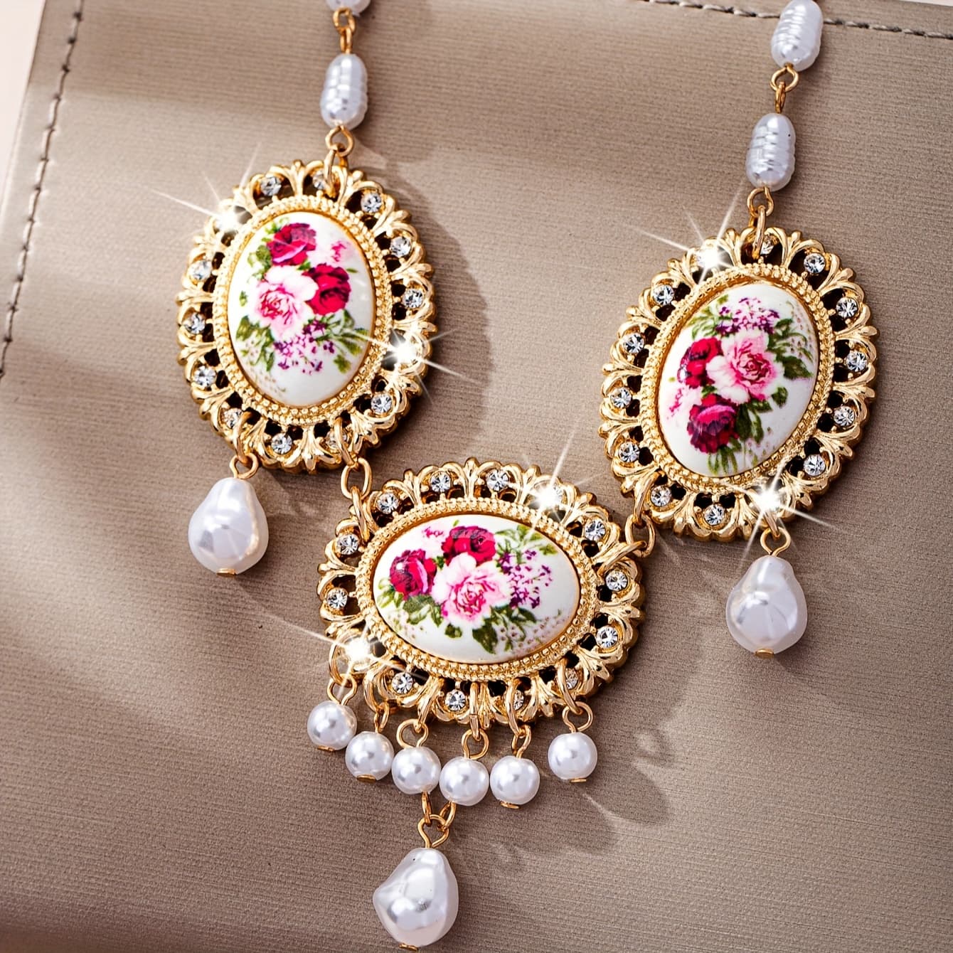 TEMU Elegant Versatile Summer Vibrant Luxurious High-end Women's Necklace