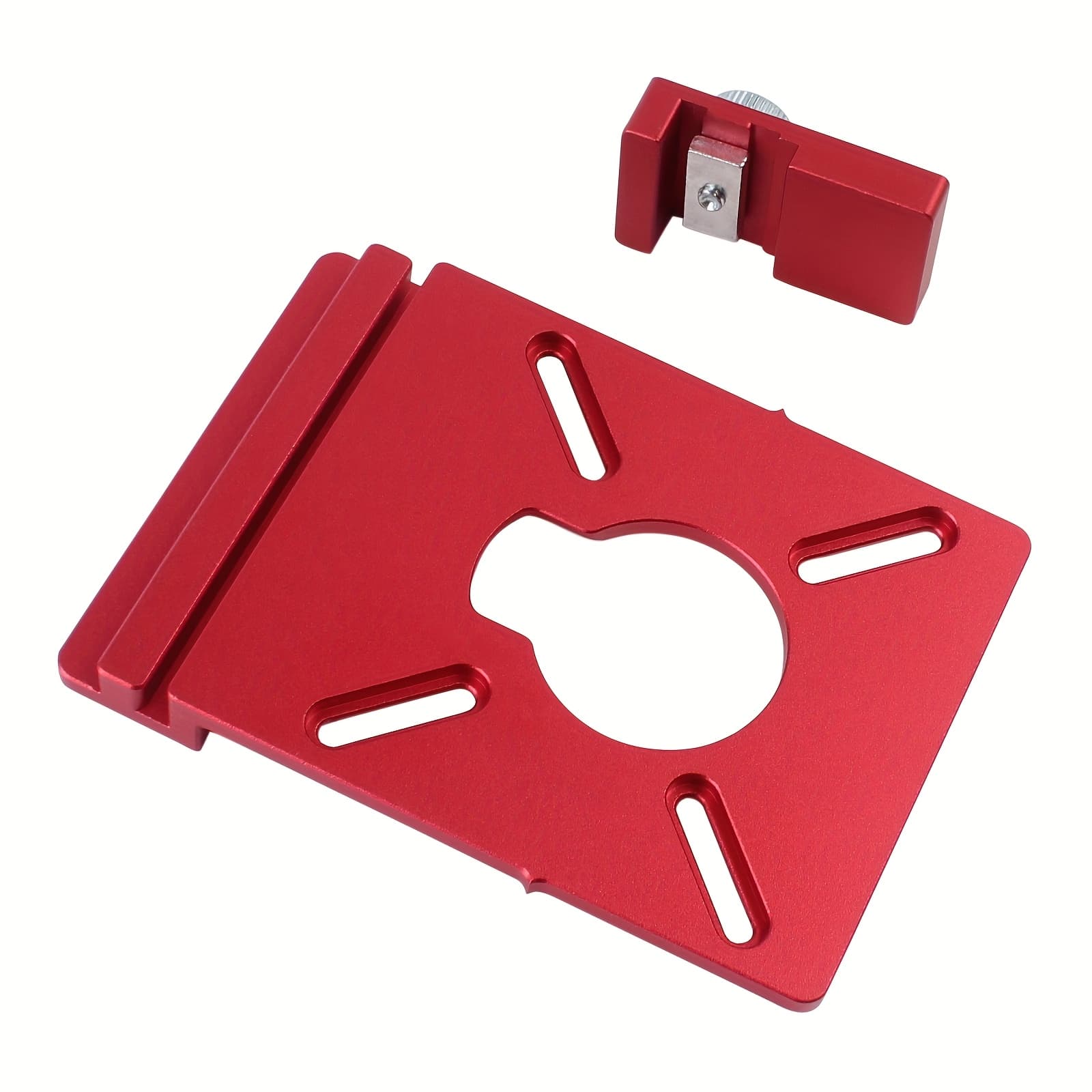 TEMU 1set Guide , Milling Aluminum Alloy Auxiliary Bracket With Compatible Most Router