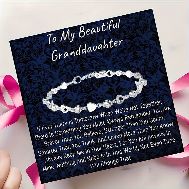 TEMU A Fashionable And Hollow Heart-shaped Bracelet With Synthetic Zirconia, Perfect For Women's Jewelry Gifts For Occasions Like Valentine's Day, Memorials, Anniversaries, Or Birthdays