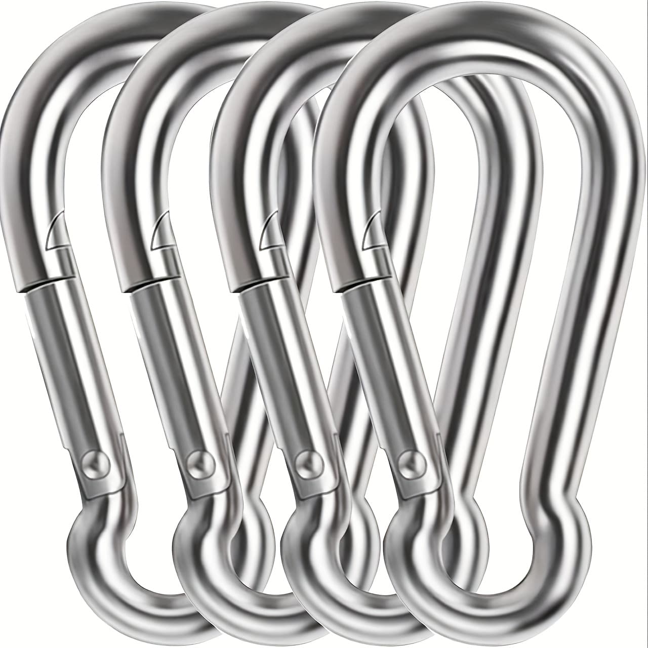 TEMU 4pcs Heavy-duty M8 Outdoor Suspension With Spring , Suitable For Camping, Hammocks, Outdoor Fishing, And Camping Accessories Quick Links